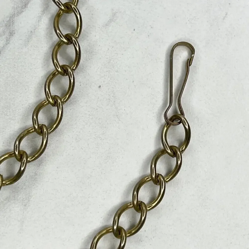 Gold Tone George Washington Coin Chain Link Belt Small (S) ✨